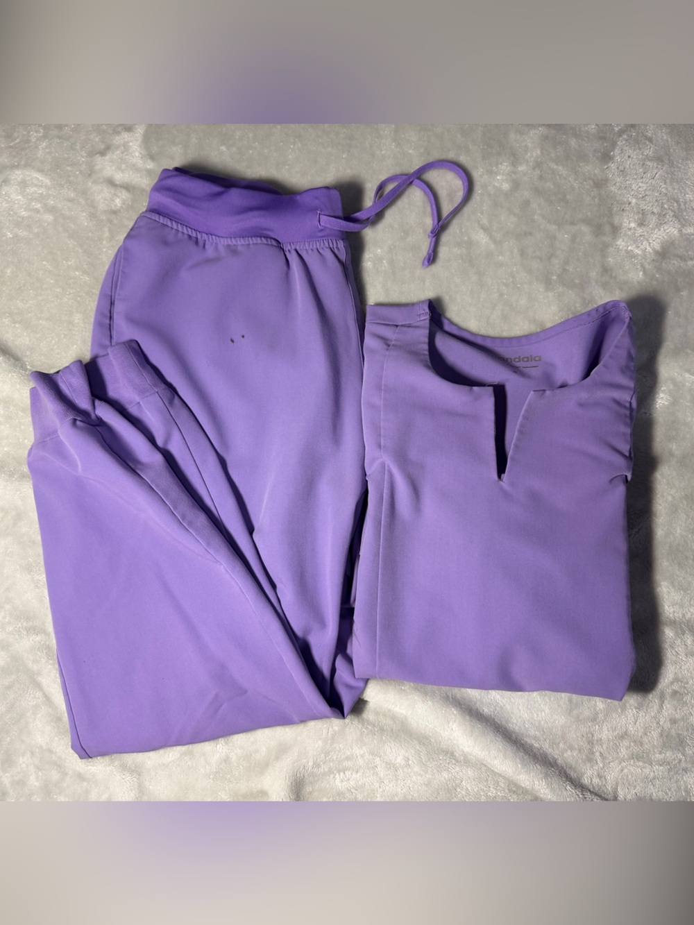 Lavender Purple Scrub Set
